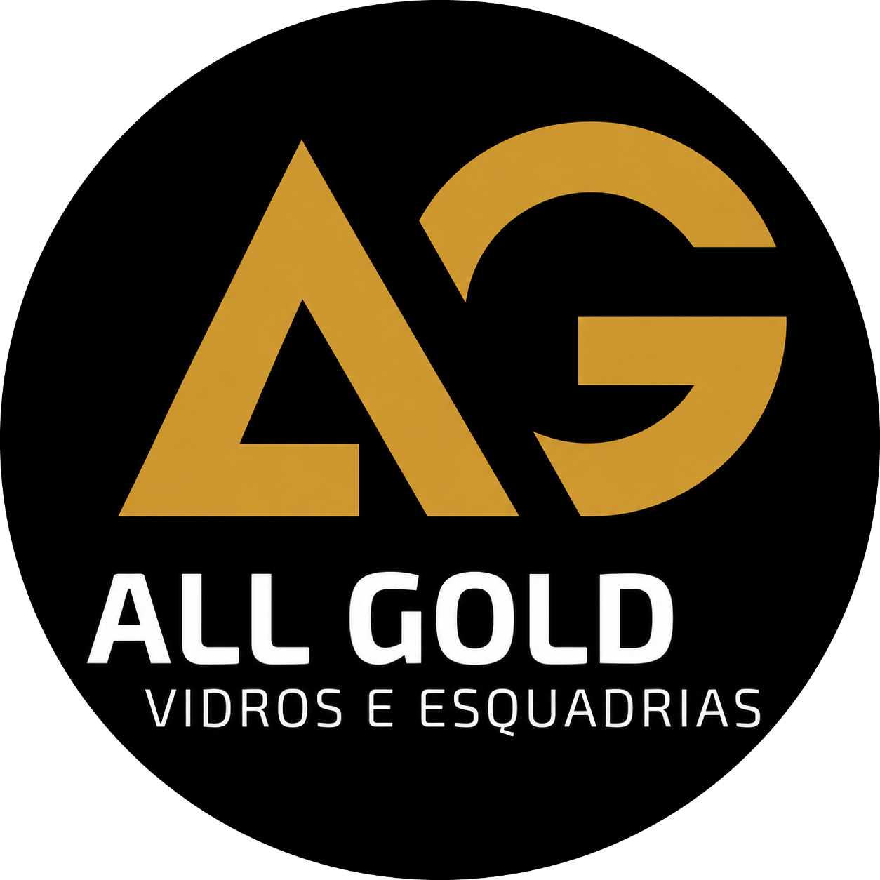 Logo All Gold Vidros e Esquadrias